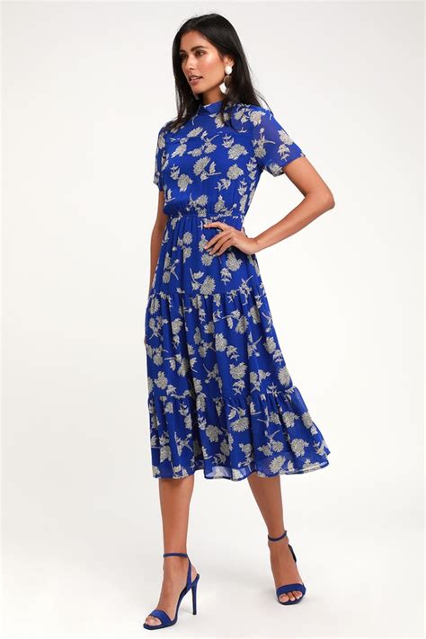 chanel royal blue dress|Chanel printed dresses.